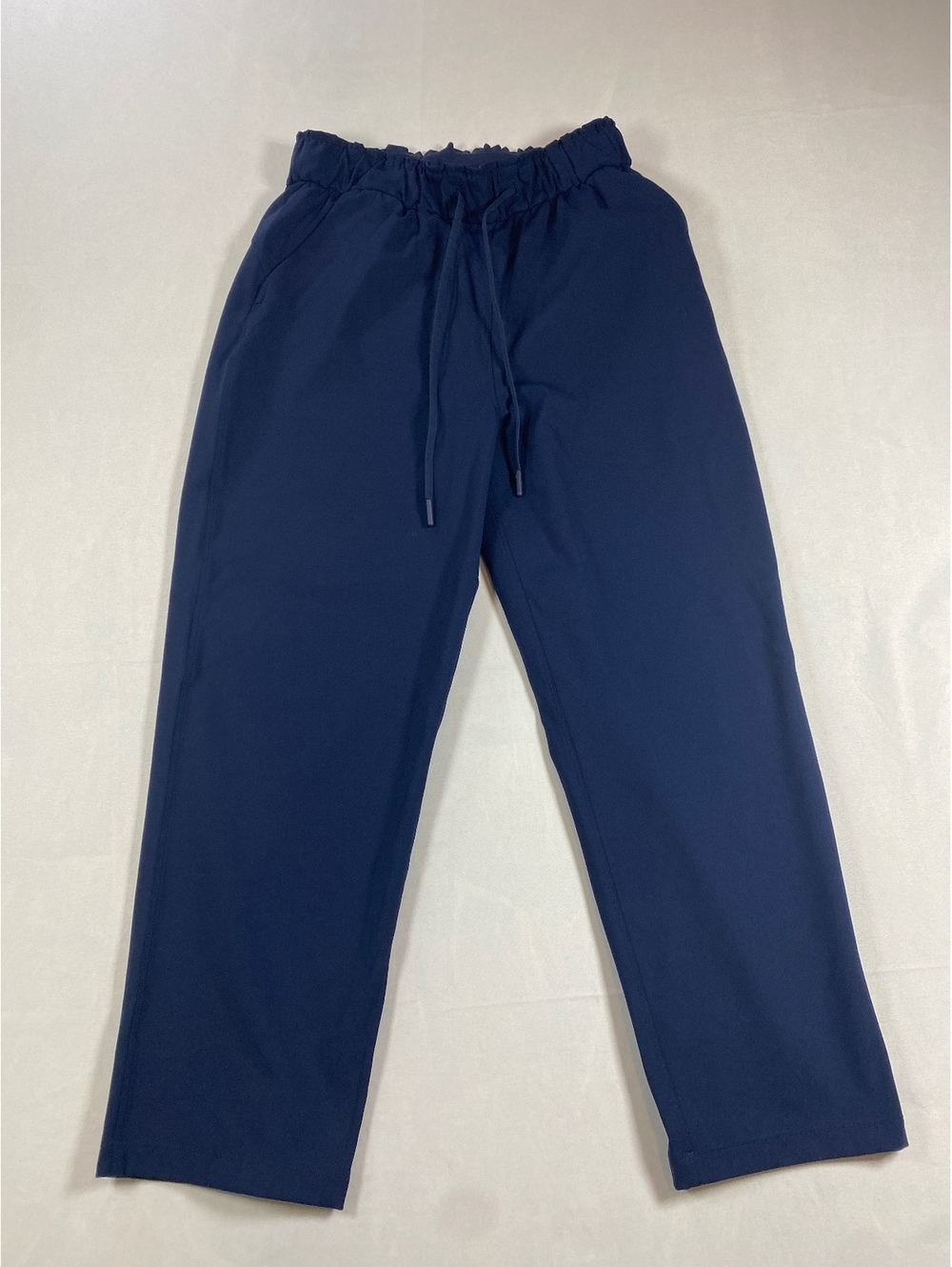 Lululemon Womens Navy Blue Drawstring Waist Pants Size 6